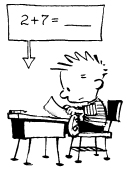 Comic 24.11.04 - Calvin &amp; Hobbes: Matematica &amp; Religion